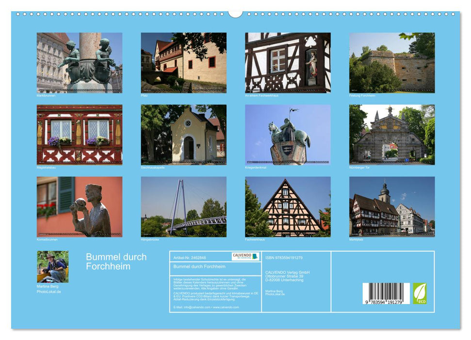 Bummel durch Forchheim (CALVENDO Premium Wandkalender 2027)