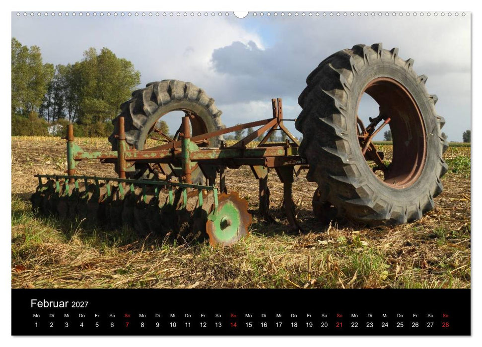 Trecker & Co. bei der Arbeit - Landwirtschaft in Ostfriesland (CALVENDO Wandkalender 2027)