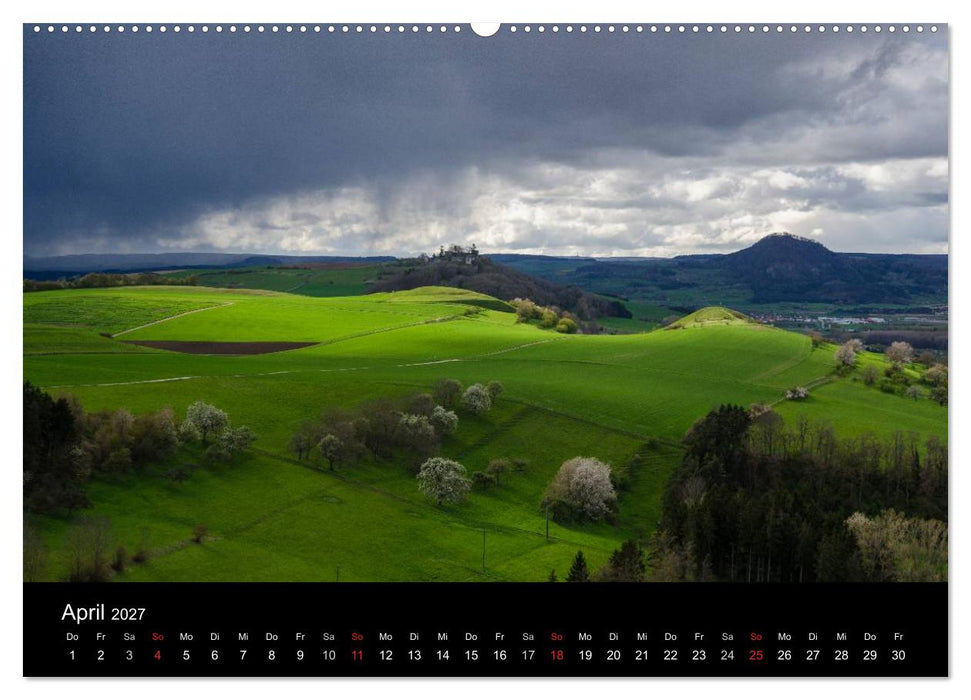 Vulkanlandschaft Hegau 2027 (CALVENDO Premium Wandkalender 2027)