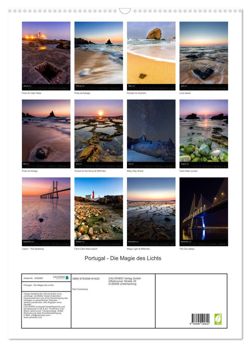 Portugal - Die Magie des Lichts (CALVENDO Wandkalender 2027)
