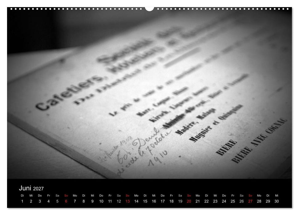 Absinthe (CALVENDO Premium Wandkalender 2027)