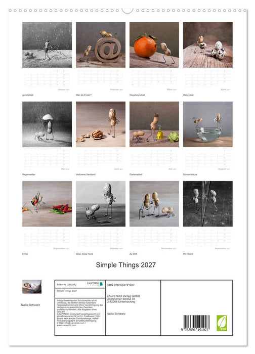 Simple Things 2027 (CALVENDO Premium Wandkalender 2027)