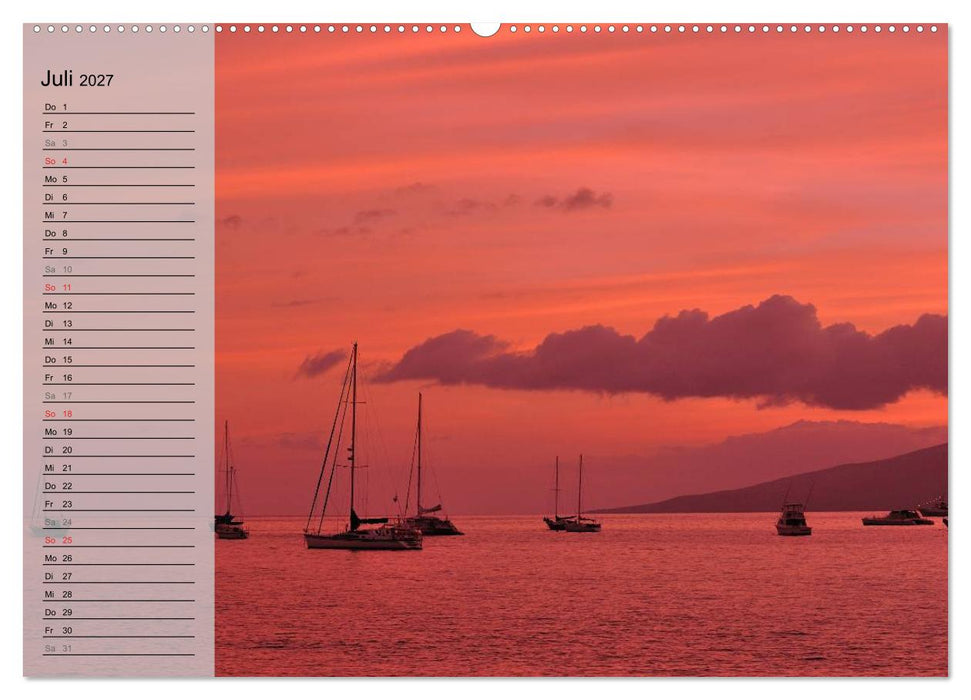 Land of Aloha - Hawaii Monatsplaner (CALVENDO Premium Wandkalender 2027)
