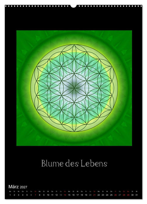 Mandalas - Spiegel der Seele (CALVENDO Wandkalender 2027)