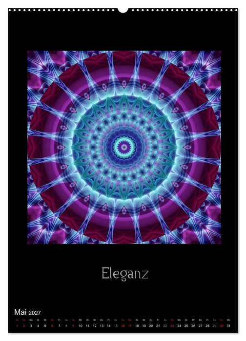 Mandalas - Spiegel der Seele (CALVENDO Wandkalender 2027)