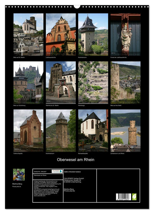 Oberwesel am Rhein (CALVENDO Wandkalender 2027)