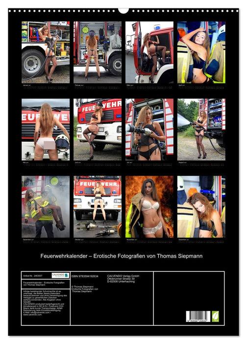 Feuerwehrkalender – Erotische Fotografien von Thomas Siepmann (CALVENDO Wandkalender 2027)