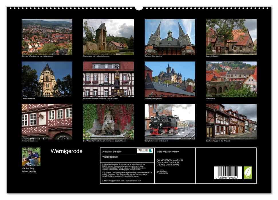 Wernigerode (CALVENDO Premium Wandkalender 2027)