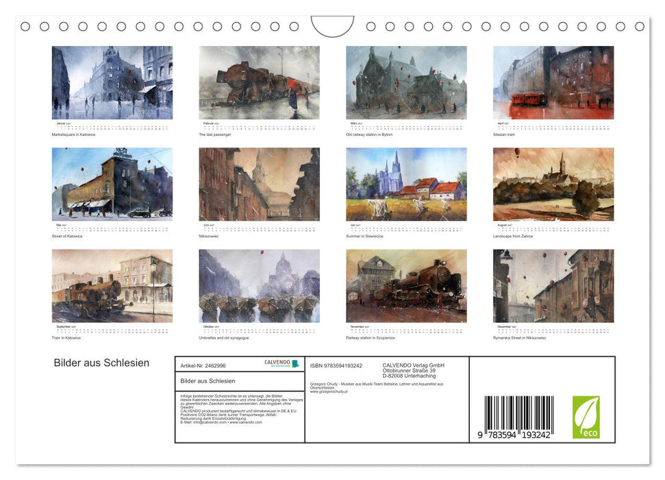 Bilder aus Schlesien (CALVENDO Wandkalender 2027)
