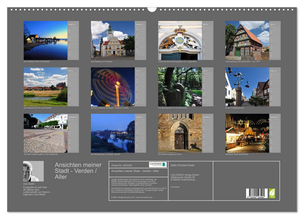 Ansichten meiner Stadt - Verden / Aller (CALVENDO Wandkalender 2027)