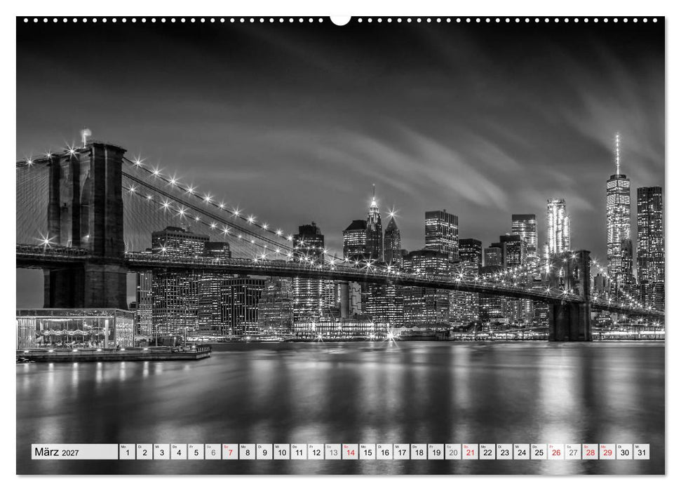 BROOKLYN BRIDGE Das Wahrzeichen von New York City (CALVENDO Wandkalender 2027)