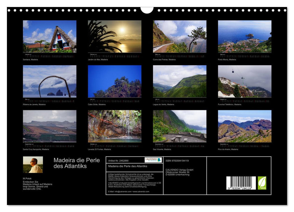 Madeira die Perle des Atlantiks (CALVENDO Wandkalender 2027)