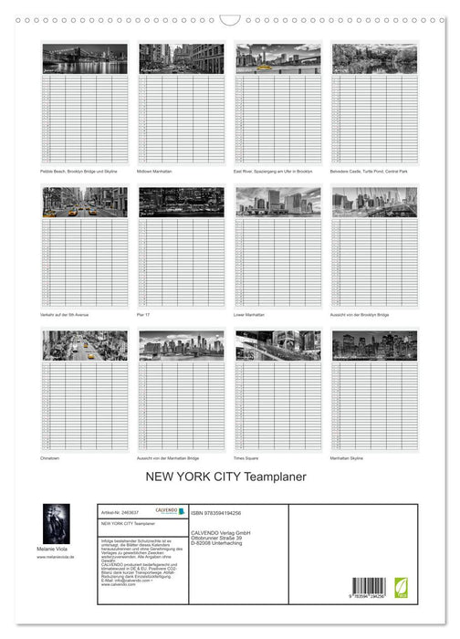 NEW YORK CITY Teamplaner (CALVENDO Wandkalender 2027)