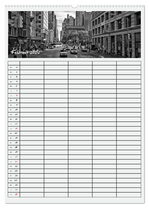 NEW YORK CITY Teamplaner (CALVENDO Wandkalender 2027)