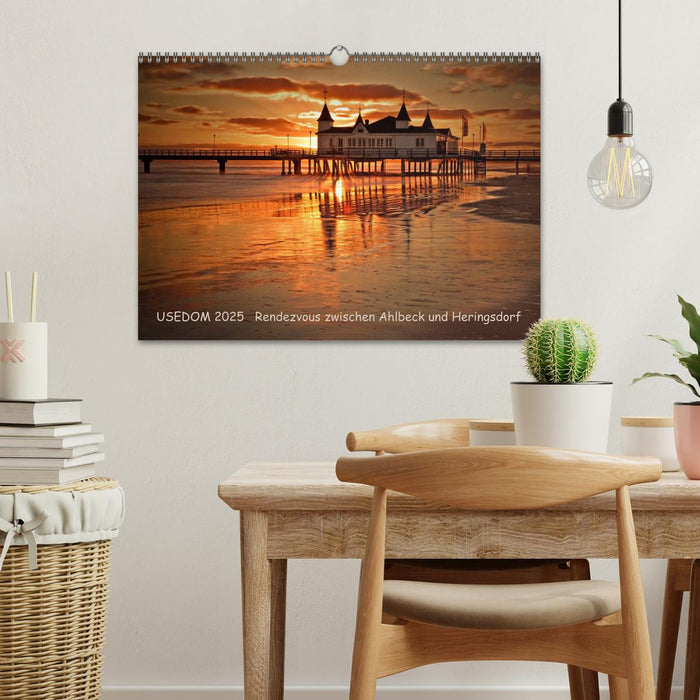 Usedom 2027 Rendezvous zwischen Ahlbeck und Heringsdorf (CALVENDO Wandkalender 2027)