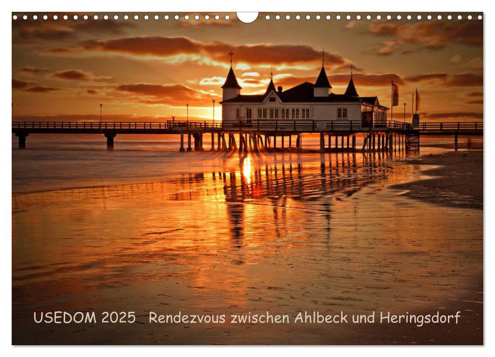 Usedom 2027 Rendezvous zwischen Ahlbeck und Heringsdorf (CALVENDO Wandkalender 2027)