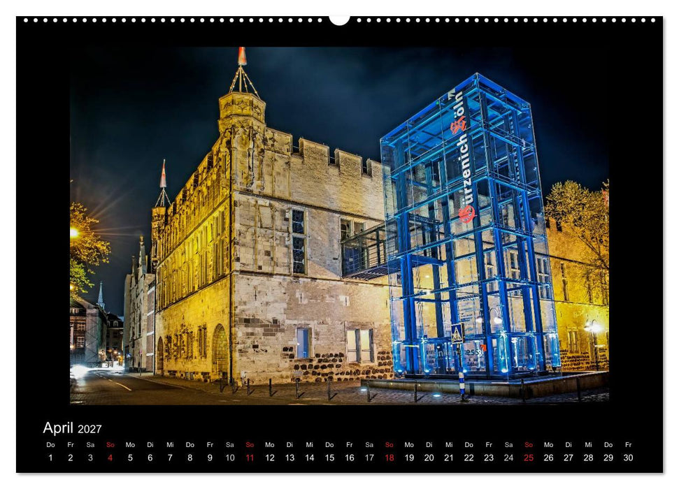 Köln – Nachts 2027 (CALVENDO Wandkalender 2027)