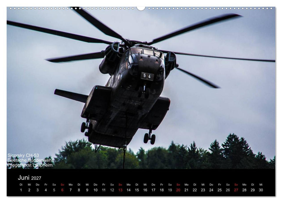 Hubschrauber im Einsatz (CALVENDO Wandkalender 2027)