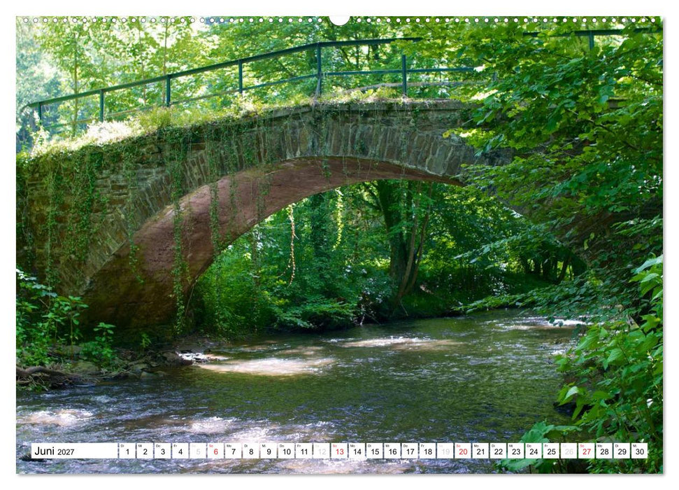 Bäche, Flüsse, Seen - Wasser in der Eifel (CALVENDO Premium Wandkalender 2027)