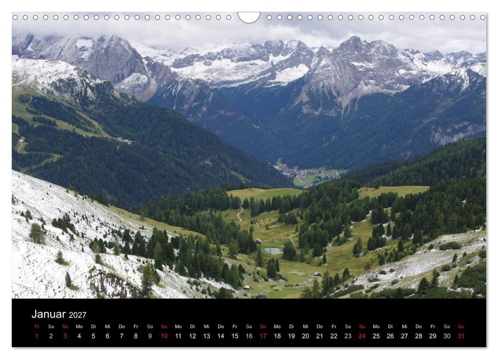 Südtirol 2027 (CALVENDO Wandkalender 2027)