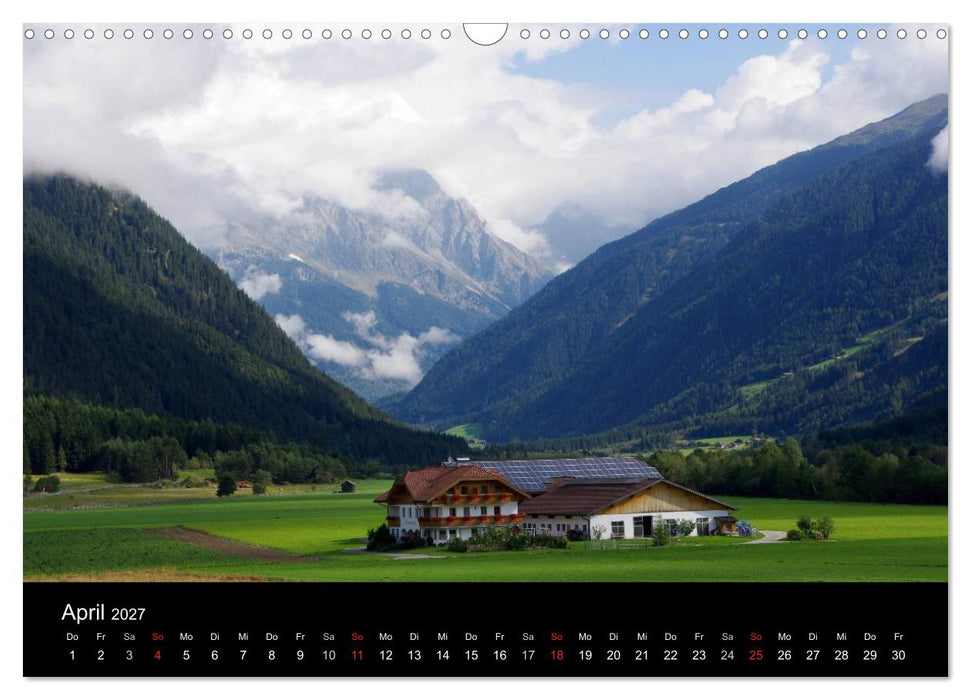 Südtirol 2027 (CALVENDO Wandkalender 2027)