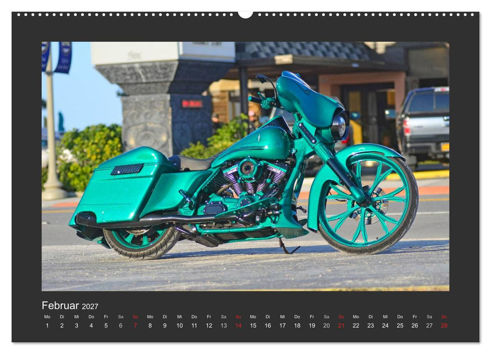 BEST OF HARLEY-DAVIDSON BAGGER-STYLE (CALVENDO Premium Wandkalender 2027)