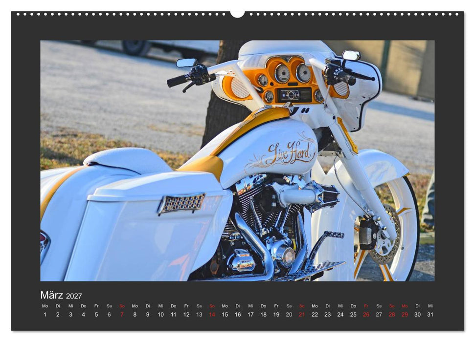 BEST OF HARLEY-DAVIDSON BAGGER-STYLE (CALVENDO Premium Wandkalender 2027)