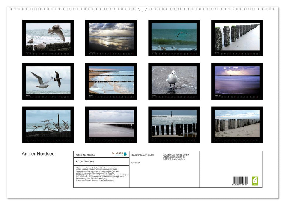 An der Nordsee (CALVENDO Wandkalender 2027)