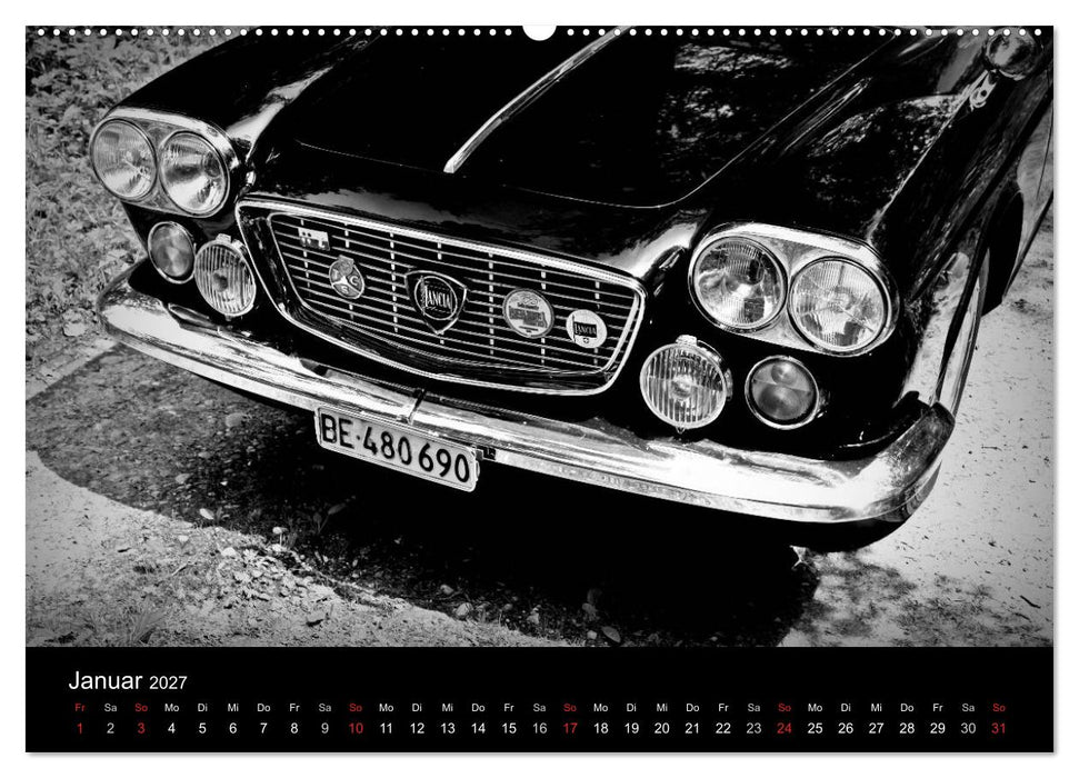 Lancia Flavia (CALVENDO Wandkalender 2027)