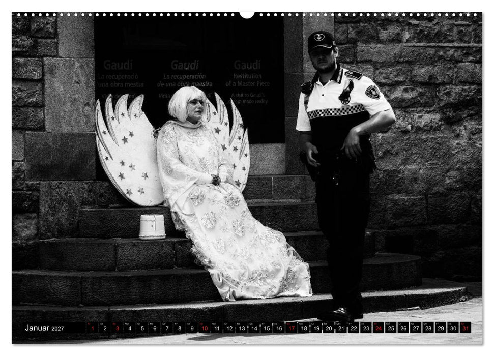 Streetlife Barcelona (CALVENDO Wandkalender 2027)