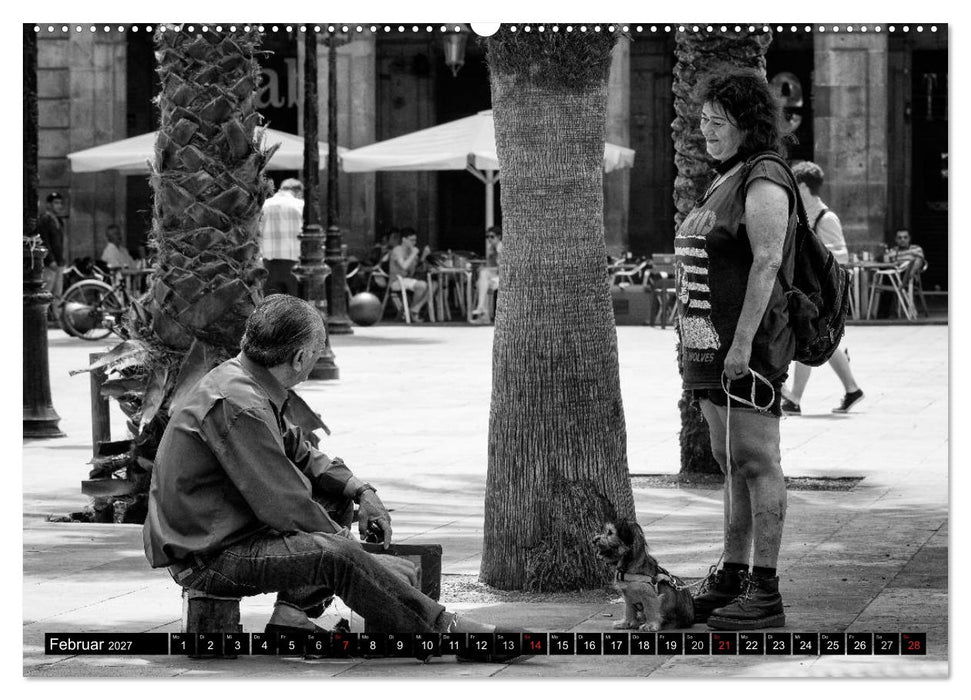 Streetlife Barcelona (CALVENDO Wandkalender 2027)