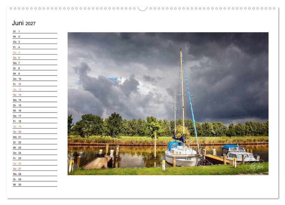 Friesland - am Vareler Hafen (CALVENDO Wandkalender 2027)