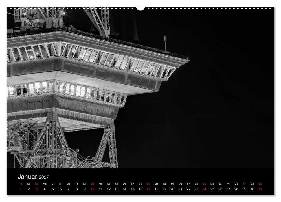 Berlin Monochrome (CALVENDO Wandkalender 2027)