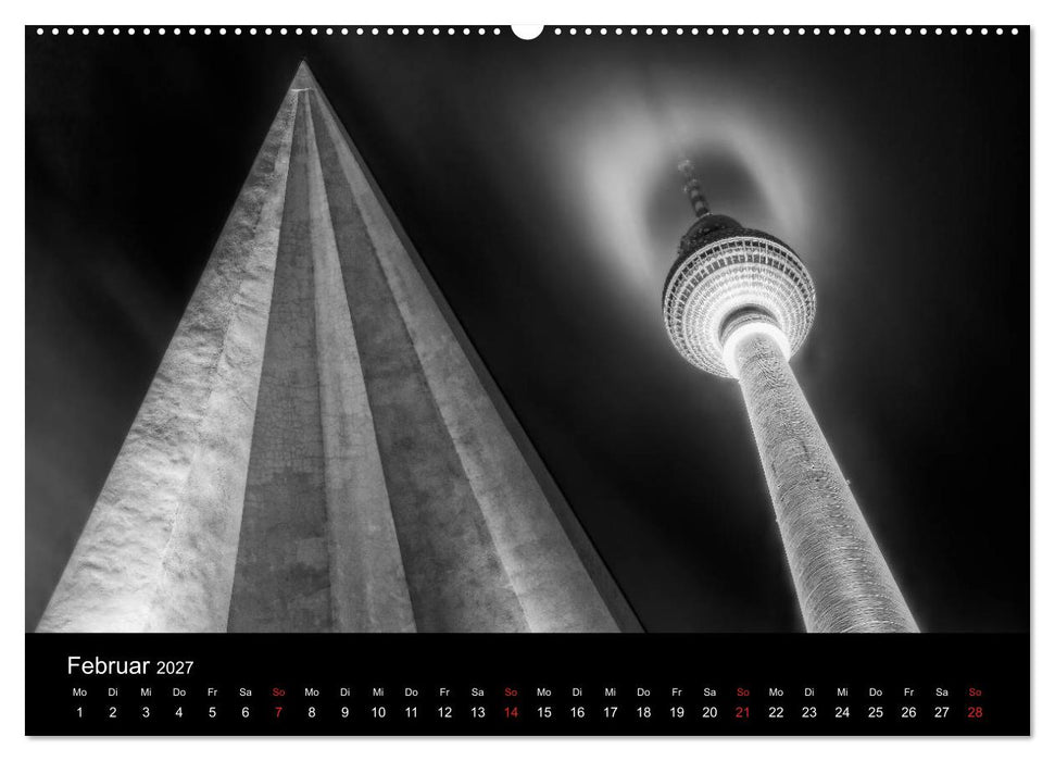 Berlin Monochrome (CALVENDO Wandkalender 2027)