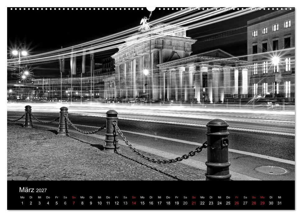 Berlin Monochrome (CALVENDO Wandkalender 2027)