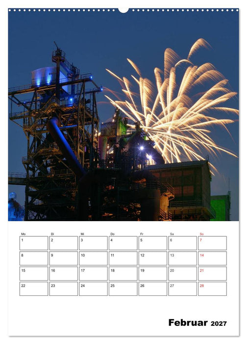 Feuerwerke Terminplaner (CALVENDO Premium Wandkalender 2027)