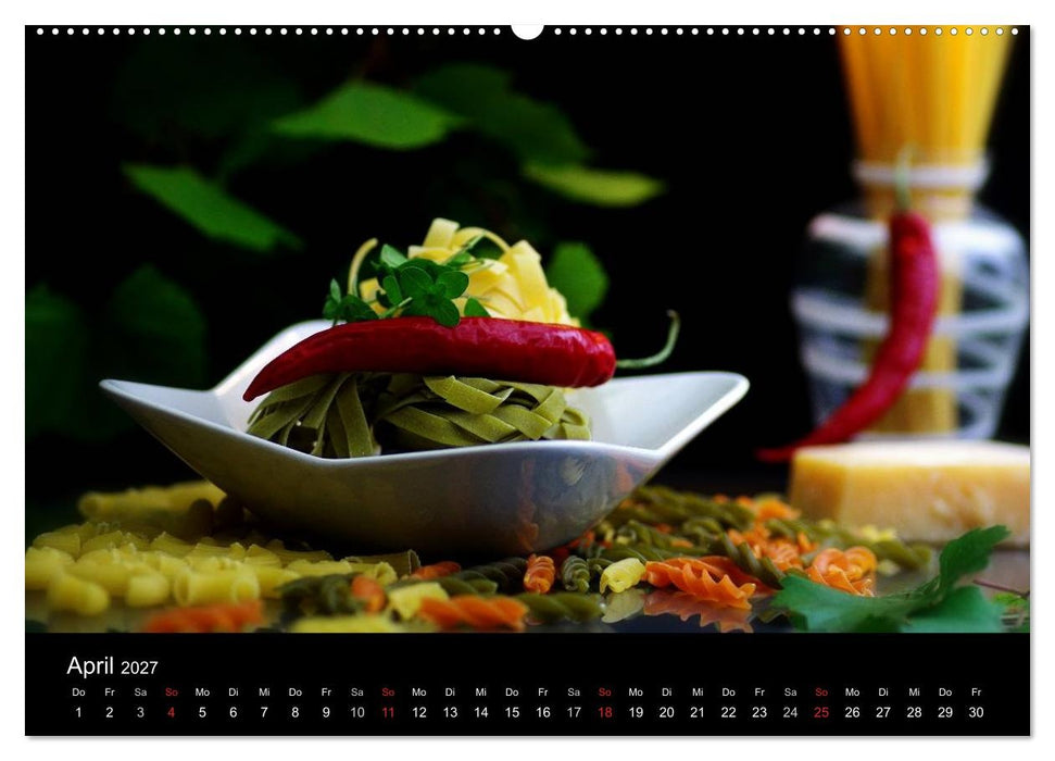 Pasta Kreationen (CALVENDO Premium Wandkalender 2027)