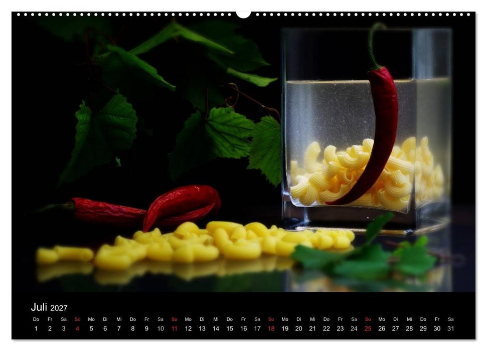 Pasta Kreationen (CALVENDO Premium Wandkalender 2027)