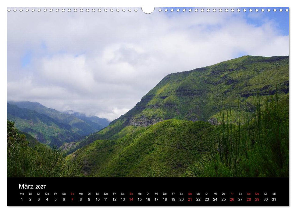 Madeira die Grüne Insel (CALVENDO Wandkalender 2027)