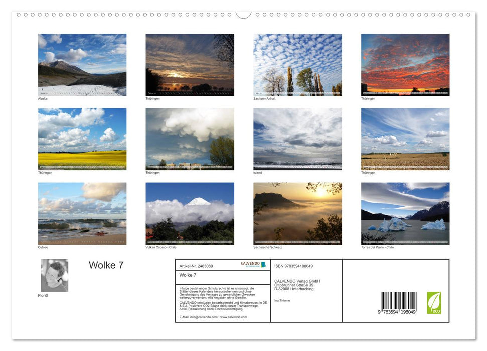 Wolke 7 (CALVENDO Premium Wandkalender 2027)