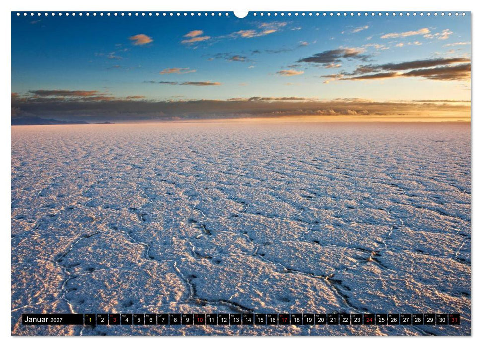Bolivien Andenlandschaften "CH-Version" (CALVENDO Wandkalender 2027)