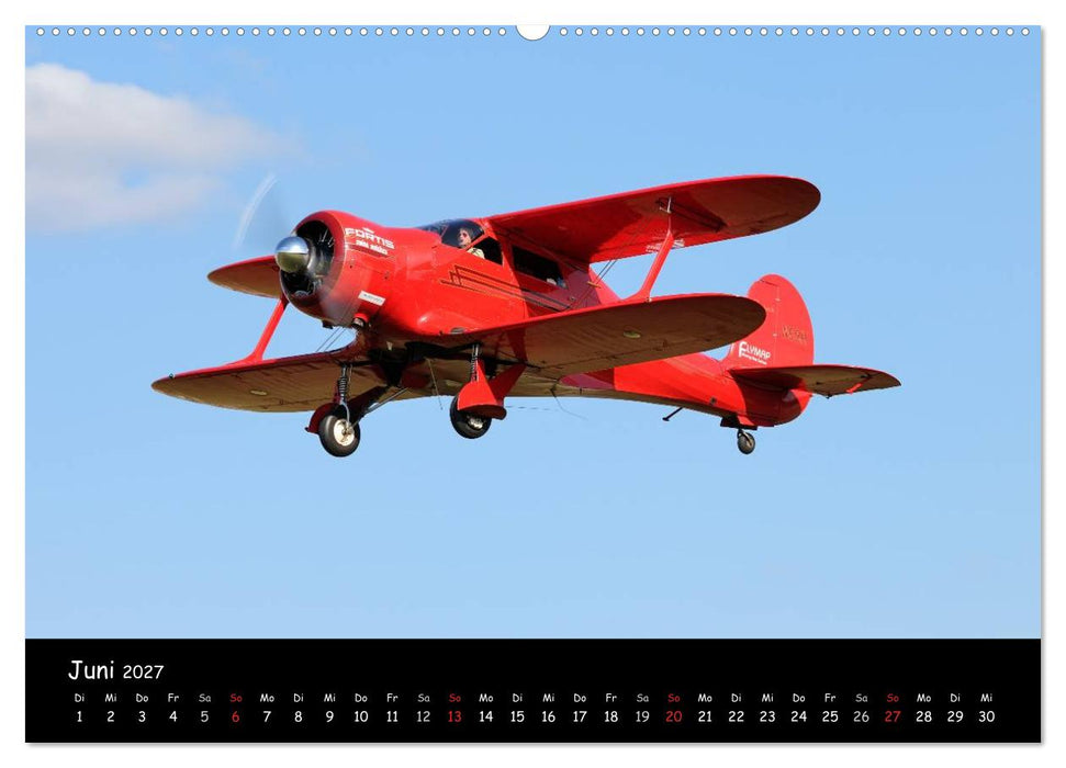 Doppeldecker - Veteranen der Lüfte (CALVENDO Wandkalender 2027)