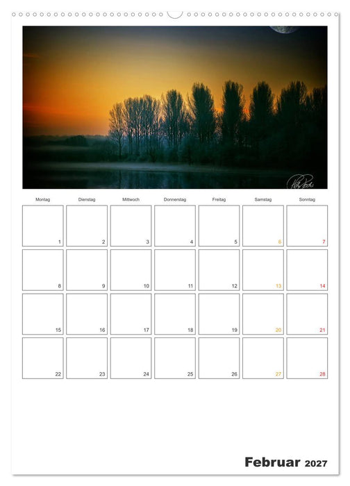 Terminplaner - Zwischenwelten, Zeiten zwischen Tag und Nacht (CALVENDO Premium Wandkalender 2027)