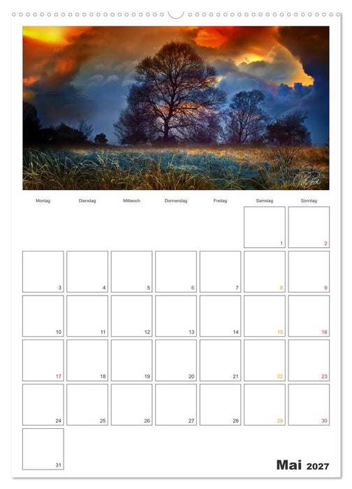 Terminplaner - Zwischenwelten, Zeiten zwischen Tag und Nacht (CALVENDO Premium Wandkalender 2027)