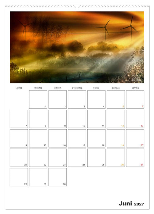 Terminplaner - Zwischenwelten, Zeiten zwischen Tag und Nacht (CALVENDO Premium Wandkalender 2027)