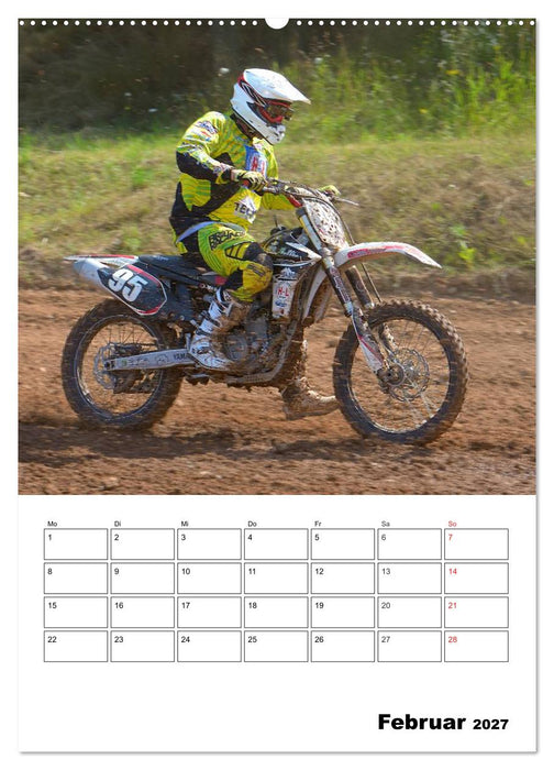 Motocross Terminplaner (CALVENDO Premium Wandkalender 2027)