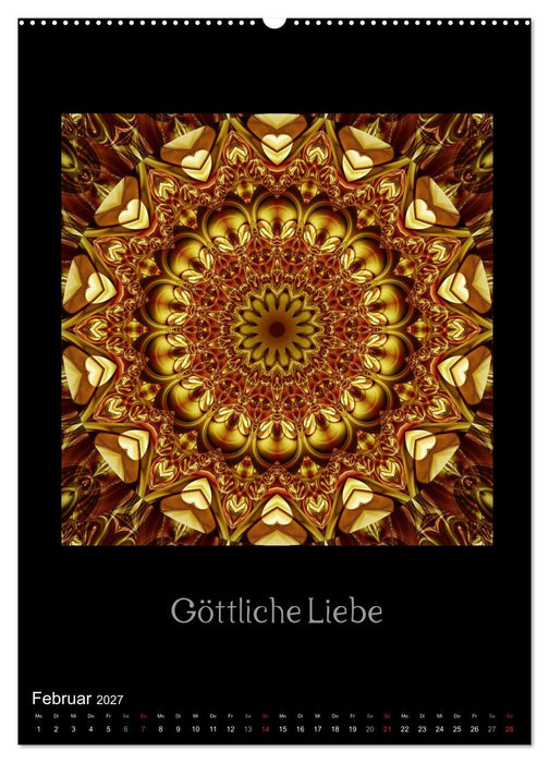 Mandalas - Spiegel der Seele (CALVENDO Premium Wandkalender 2027)