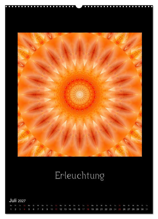 Mandalas - Spiegel der Seele (CALVENDO Premium Wandkalender 2027)