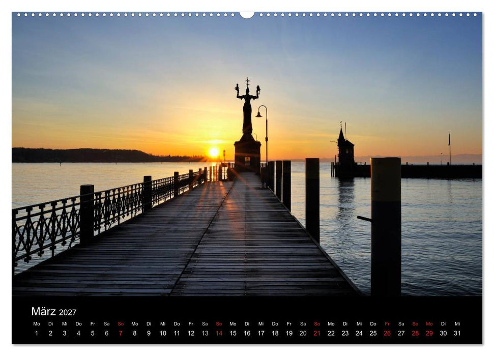 Bodensee - Uferlandschaften im schönsten Licht 2027 (CALVENDO Premium Wandkalender 2027)