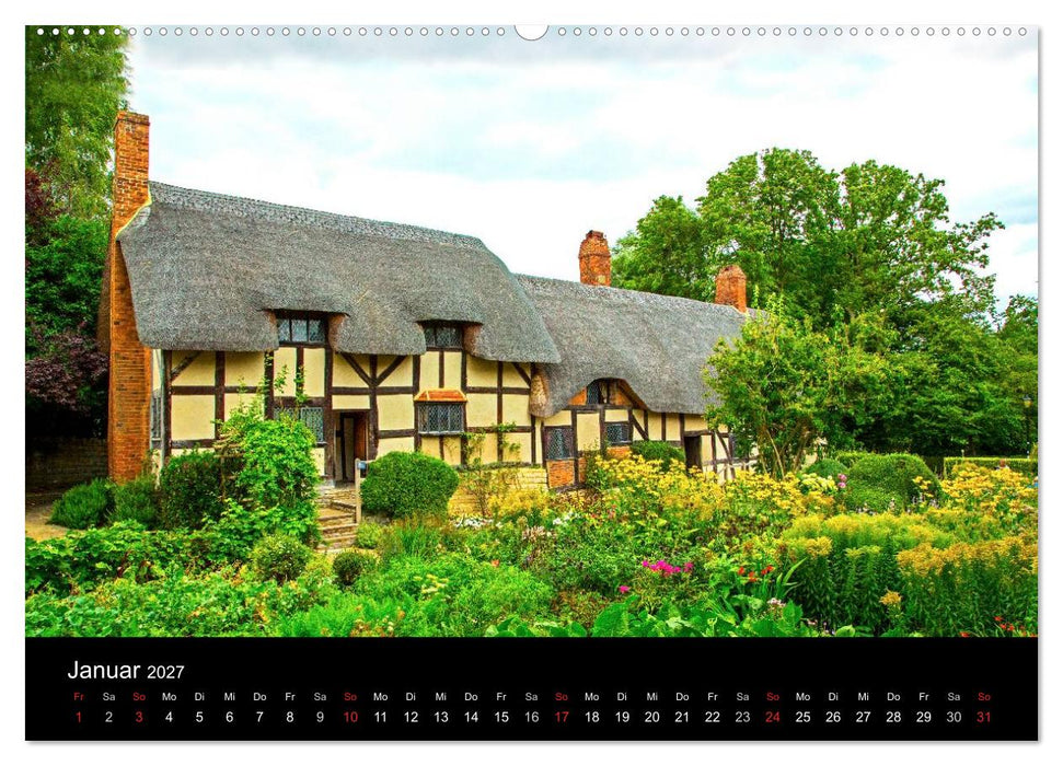 Burgen, Schlösser, Landhäuser (CALVENDO Premium Wandkalender 2027)